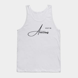 Philippians 4:6 Be Anxious for Nothing V3 Tank Top